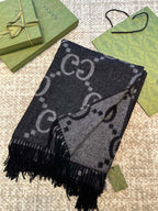 Oversized Double-Sided Cashmere Cape Blanket | Premium Atelier Edition