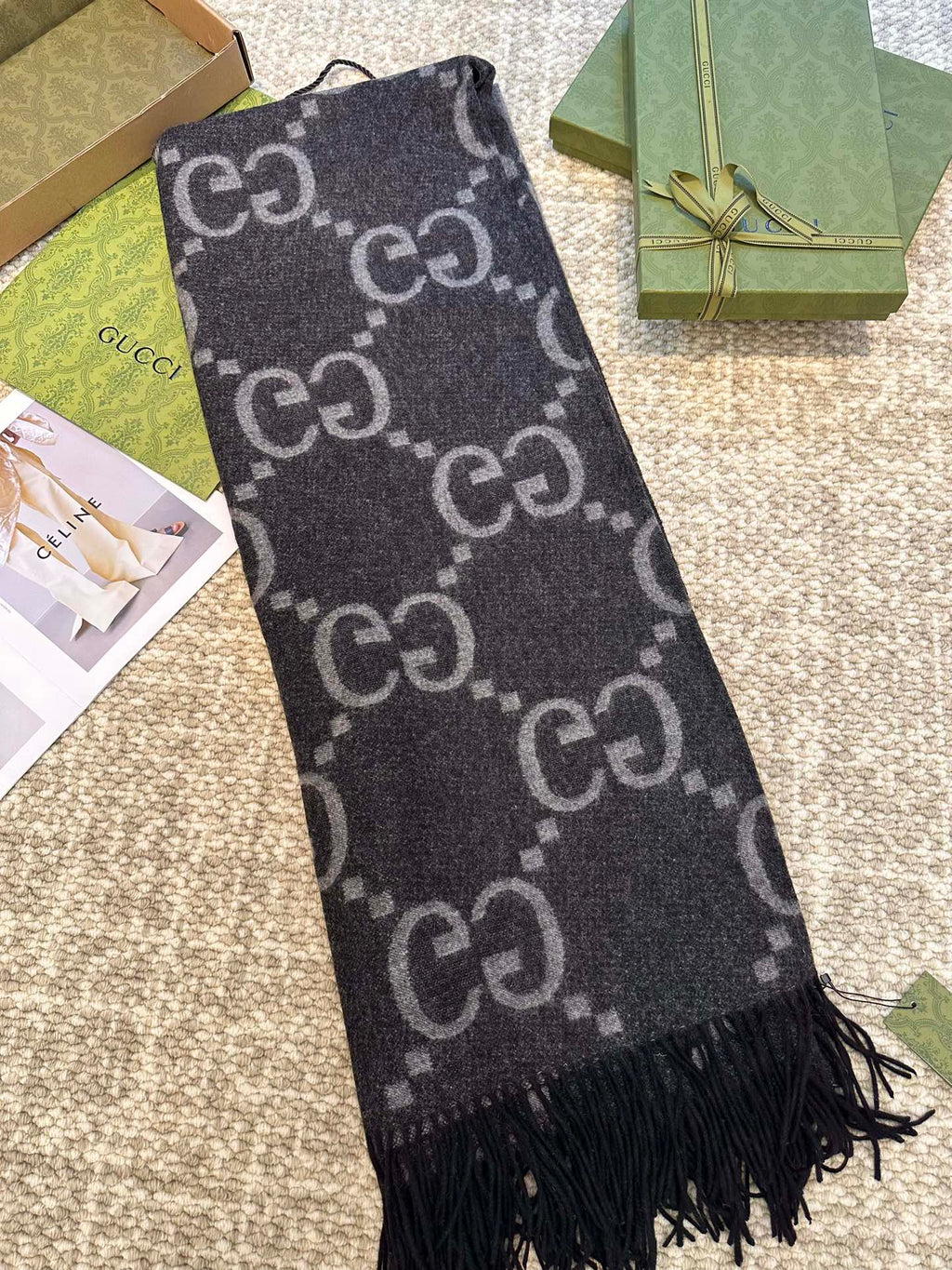 Oversized Double-Sided Cashmere Cape Blanket | Premium Atelier Edition