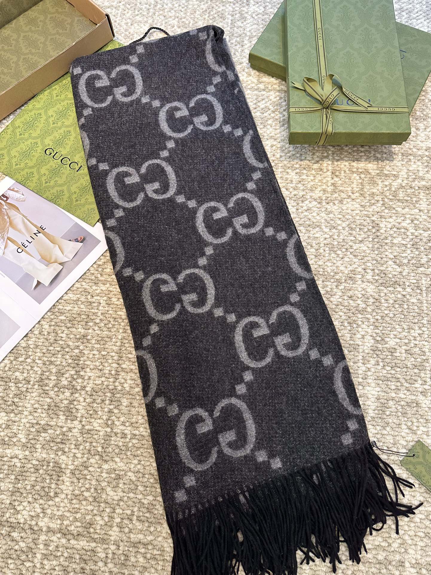 Oversized Double-Sided Cashmere Cape Blanket | Premium Atelier Edition