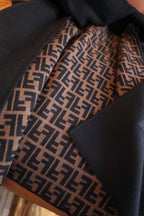 Double-Sided Wool–Cashmere Blend Knit Cape Coat | Soft · Warm · Elevated