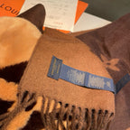Luxury Cashmere Scarf with Pocket &amp; Decorative Details — 190 × 46 cm