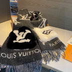 Luxury Cashmere Scarf with Pocket &amp; Decorative Details — 190 × 46 cm