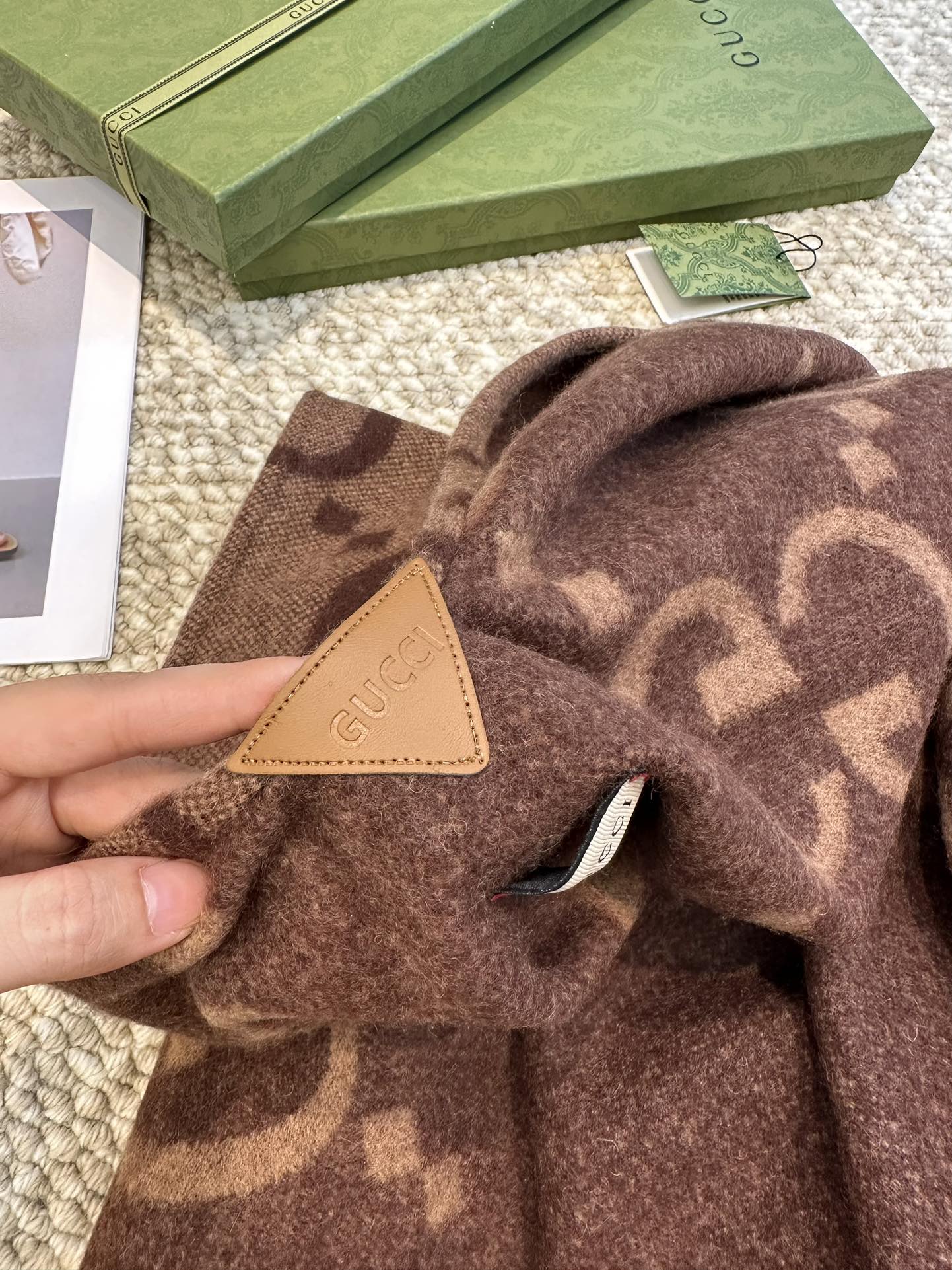 Oversized Double-Sided Cashmere Cape Blanket | Premium Atelier Edition