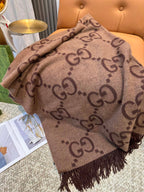 Oversized Double-Sided Cashmere Cape Blanket | Premium Atelier Edition