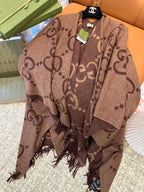 Oversized Double-Sided Cashmere Cape Blanket | Premium Atelier Edition