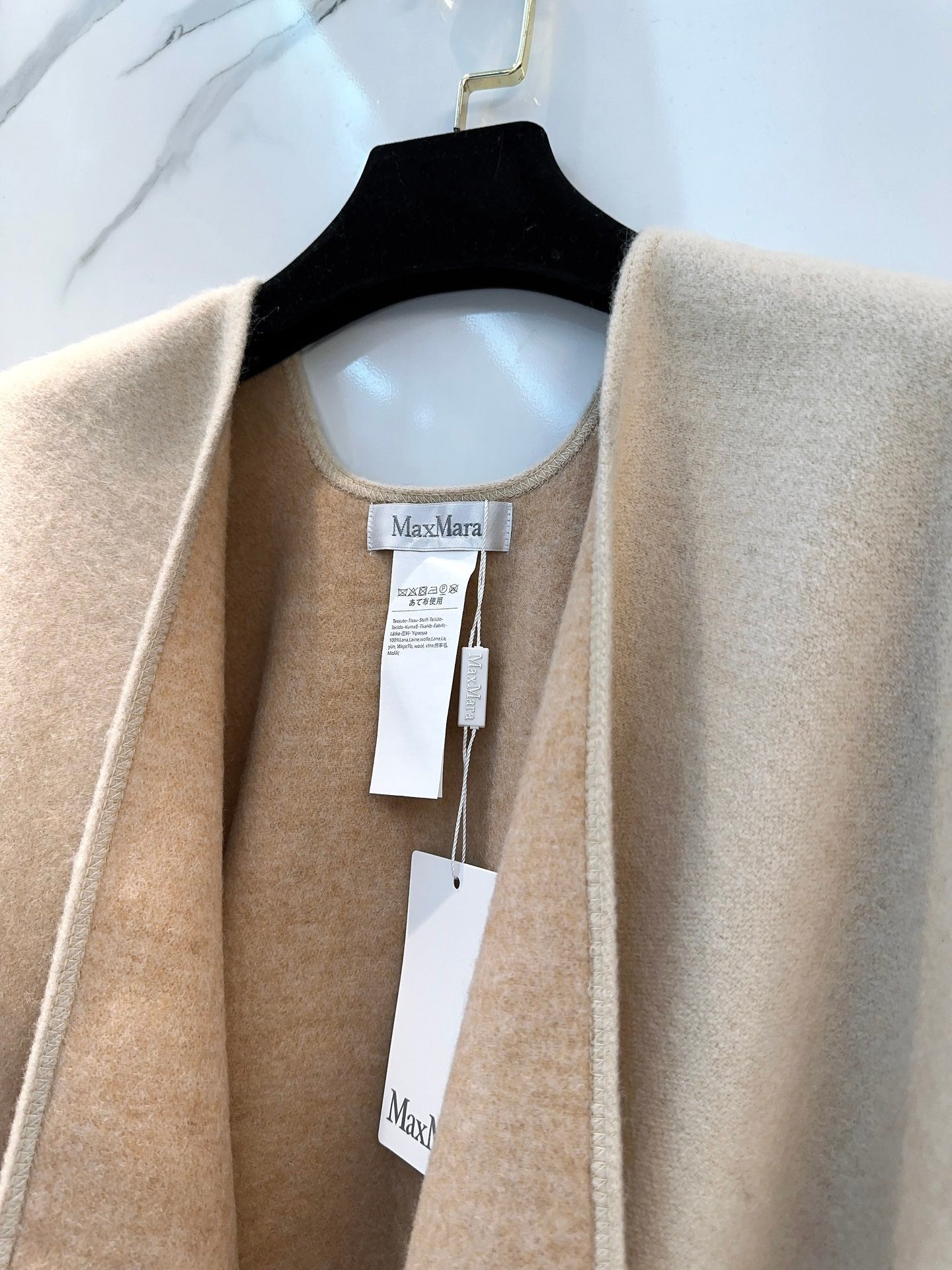 Premium Wool Cape Wrap — 100% Soft Lambswool | 130 × 160 cm