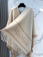 Premium Wool Cape Wrap — 100% Soft Lambswool | 130 × 160 cm