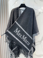 Premium Wool Cape Wrap — 100% Soft Lambswool | 130 × 160 cm