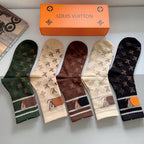 Premium Cotton Mid-Calf Socks – Pack of 5 Pairs | Special Packaging