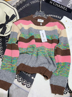 Multicolor Stripe Knit Sweater
