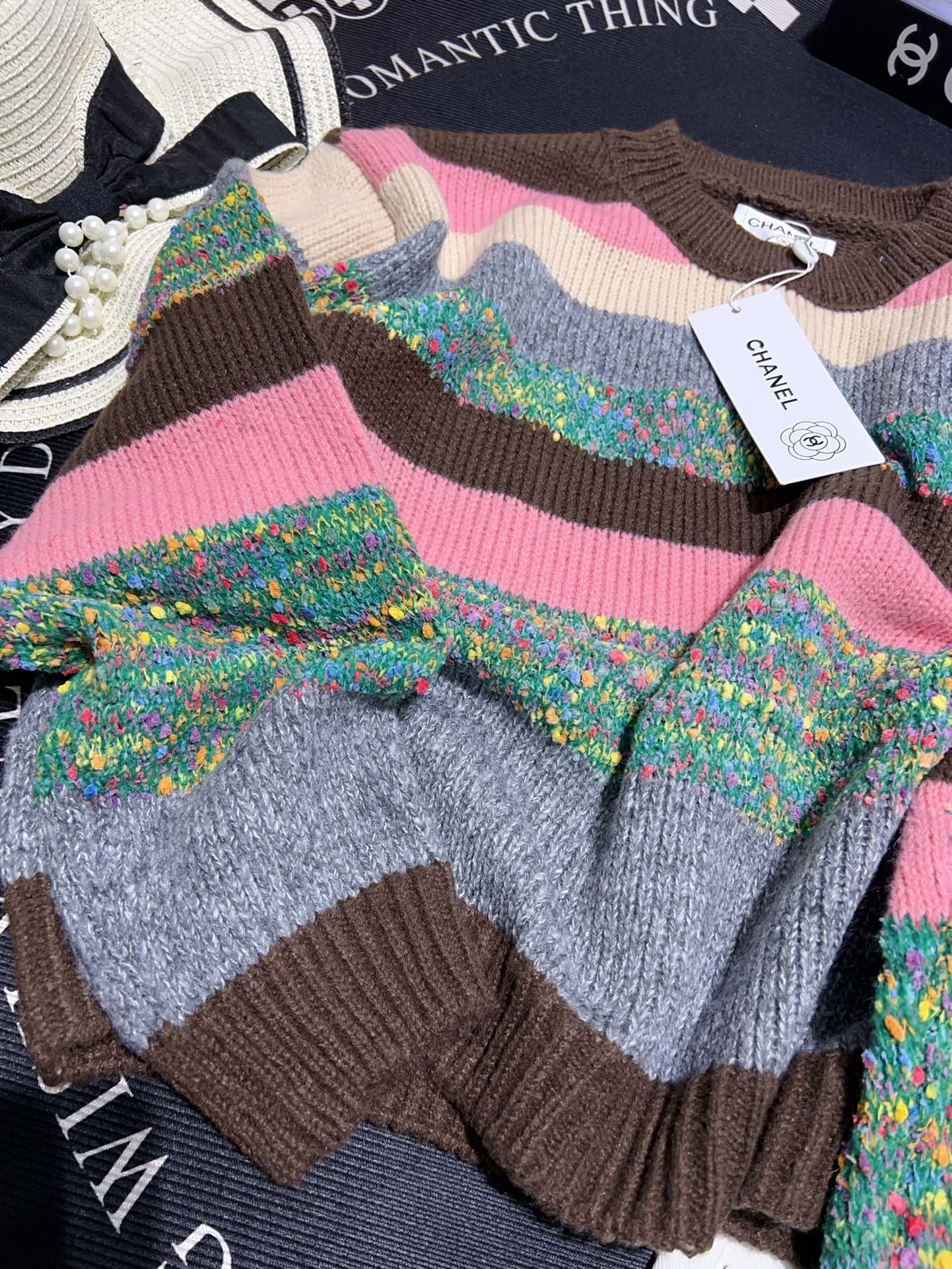 Multicolor Stripe Knit Sweater