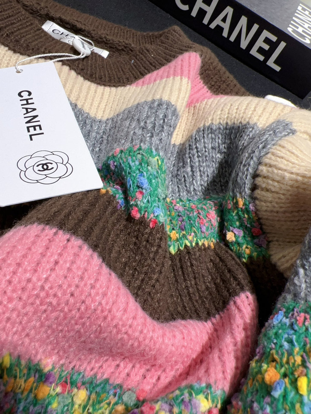 Multicolor Stripe Knit Sweater