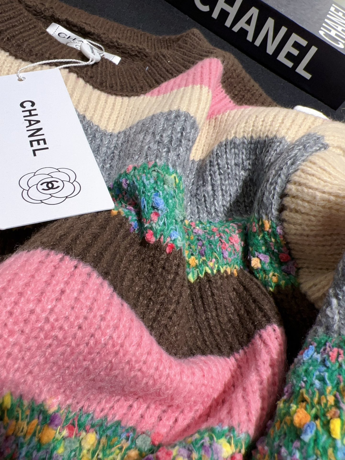 Multicolor Stripe Knit Sweater