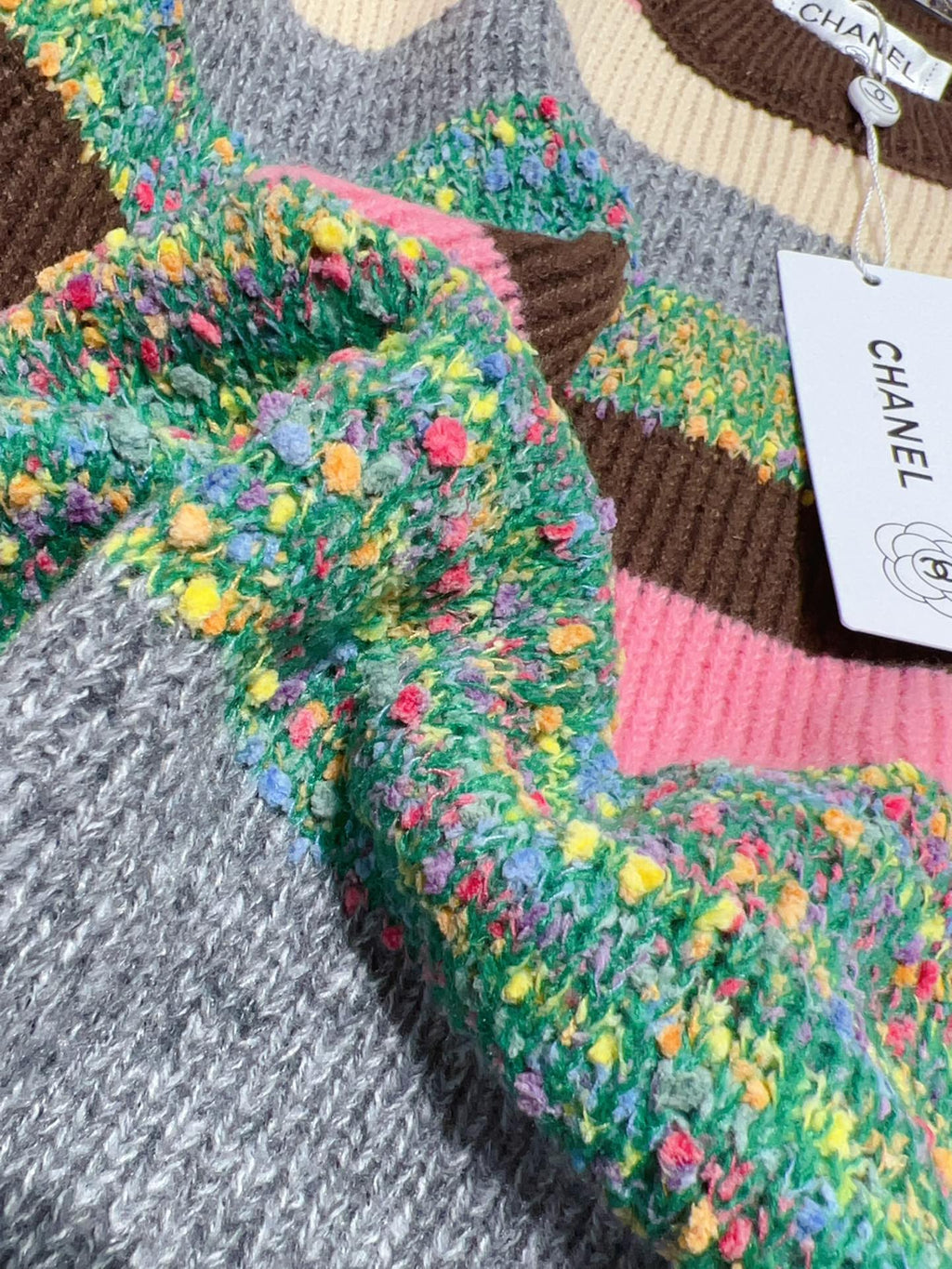 Multicolor Stripe Knit Sweater