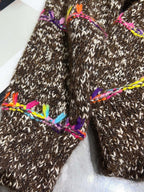 Autumn Dream: Ethnic Embroidered Knit Sweater