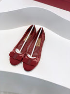 Spring/Summer Polka Dot Mesh Ballet Flats & Heels