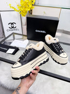 Thick-Soled Canvas “Cookie” Sneakers – Retro Summer Style
