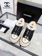 Thick-Soled Canvas “Cookie” Sneakers – Retro Summer Style
