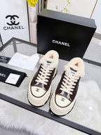 Thick-Soled Canvas “Cookie” Sneakers – Retro Summer Style
