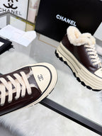 Thick-Soled Canvas “Cookie” Sneakers – Retro Summer Style