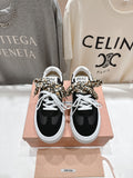 2025SS Lace-Up Thick-Soled Sneakers – Casual Sporty Style