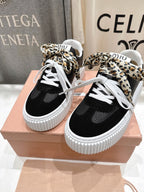 2025SS Lace-Up Thick-Soled Sneakers – Casual Sporty Style