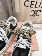 2025SS Lace-Up Thick-Soled Sneakers – Casual Sporty Style