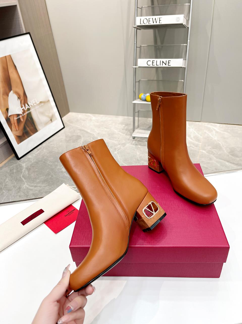 Premium 6cm Leather Heels – Cowhide & Lambskin, Italian Sole