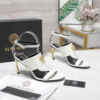 2025SS High-Heel Sandals – Signature Buckle Design