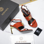 2025SS High-Heel Sandals – Signature Buckle Design