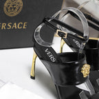 2025SS High-Heel Sandals – Signature Buckle Design