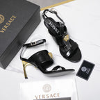 2025SS High-Heel Sandals – Signature Buckle Design