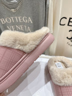 2025 Autumn/Winter Furry Slide Slippers – Cozy & Stylish