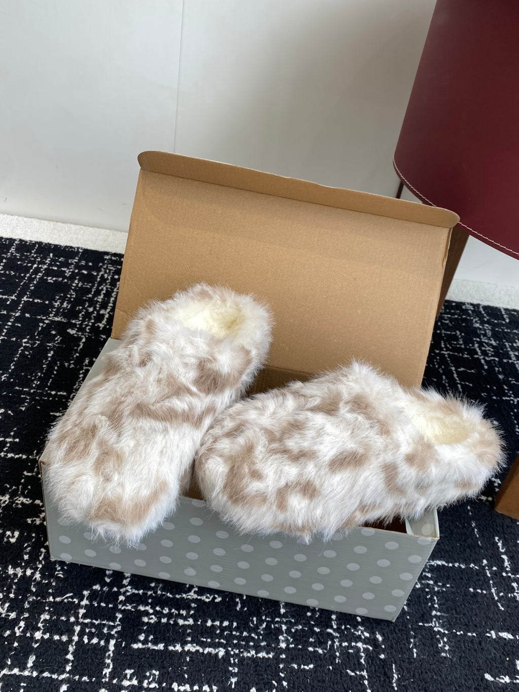 Furry Closed-Toe Cork Footbed Slides – Cozy Winter Edition