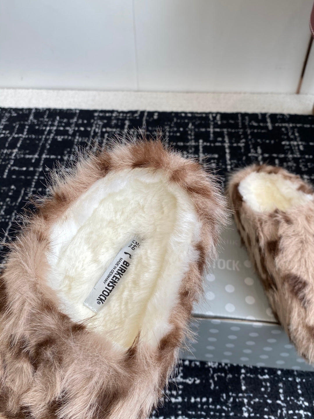 Furry Closed-Toe Cork Footbed Slides – Cozy Winter Edition