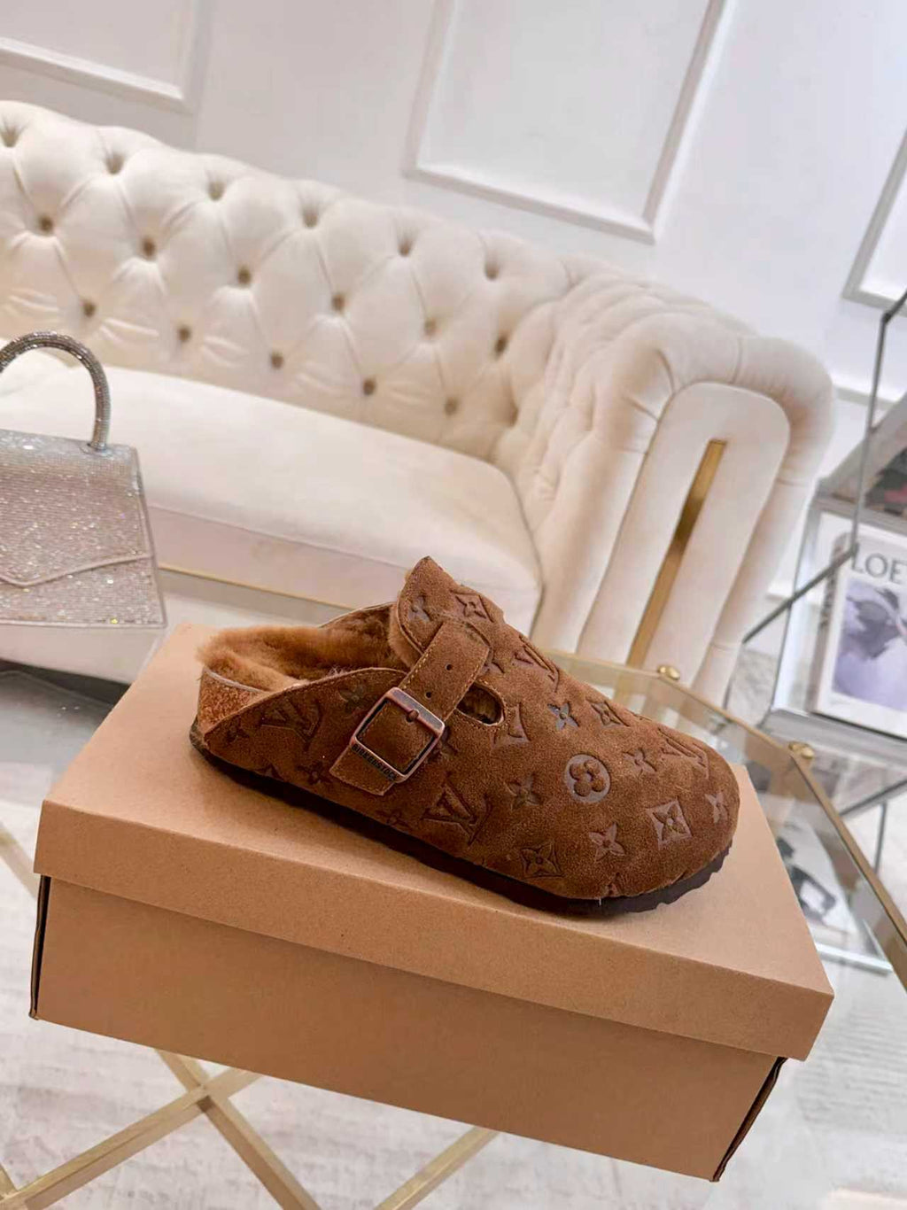 Premium Jacquard Wool Clog Slippers（Couples / Unisex）