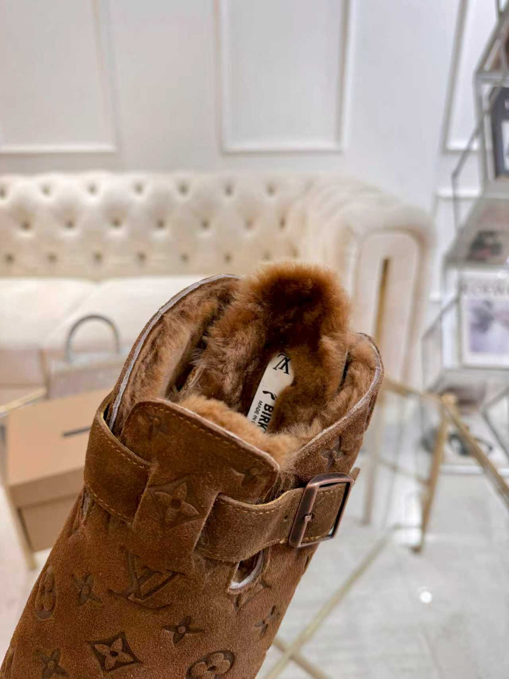 Premium Jacquard Wool Clog Slippers（Couples / Unisex）