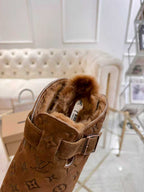 Premium Jacquard Wool Clog Slippers（Couples / Unisex）