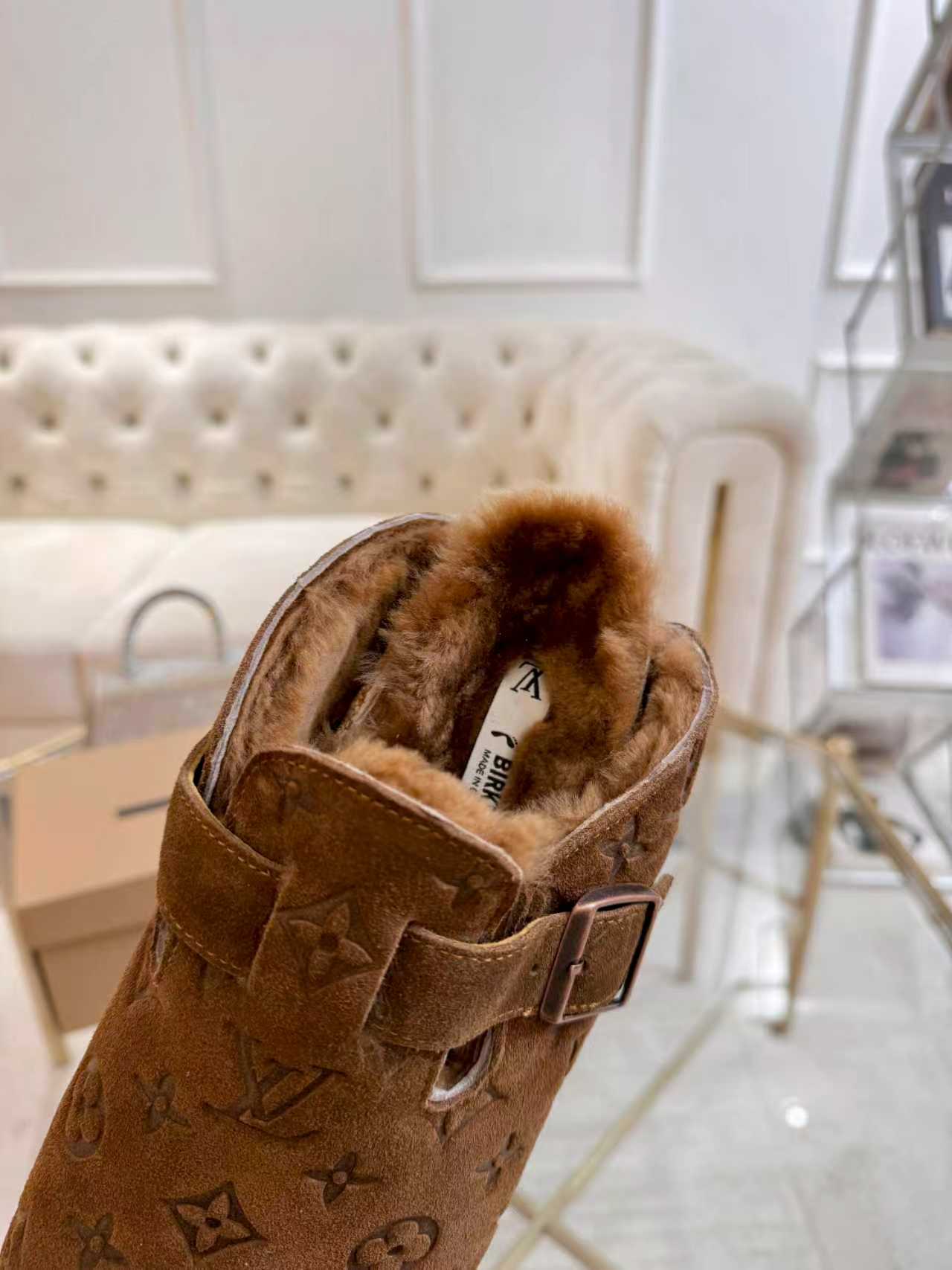 Premium Jacquard Wool Clog Slippers（Couples / Unisex）