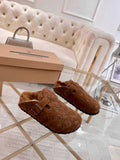 Premium Jacquard Wool Clog Slippers（Couples / Unisex）