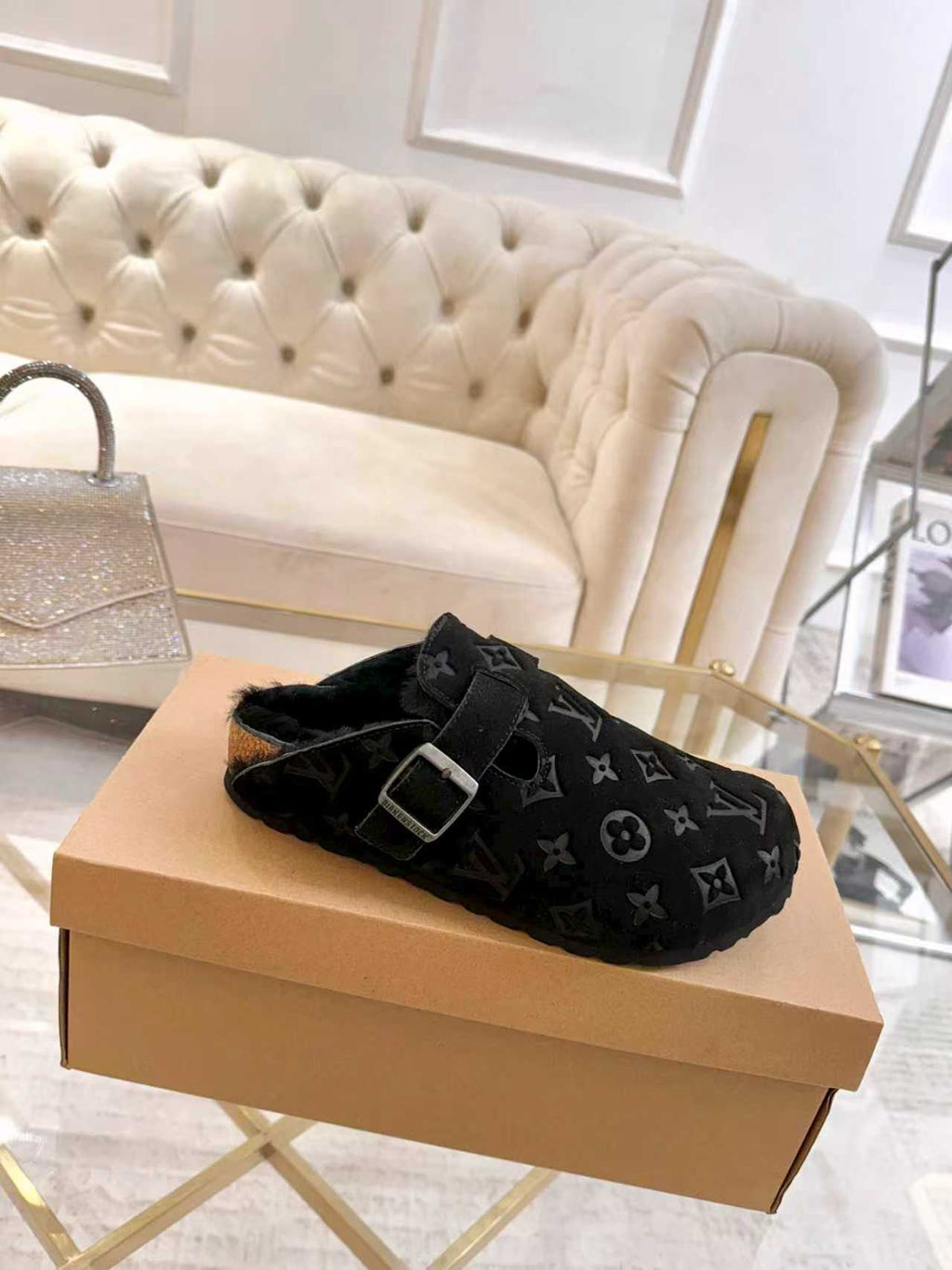 Premium Jacquard Wool Clog Slippers（Couples / Unisex）