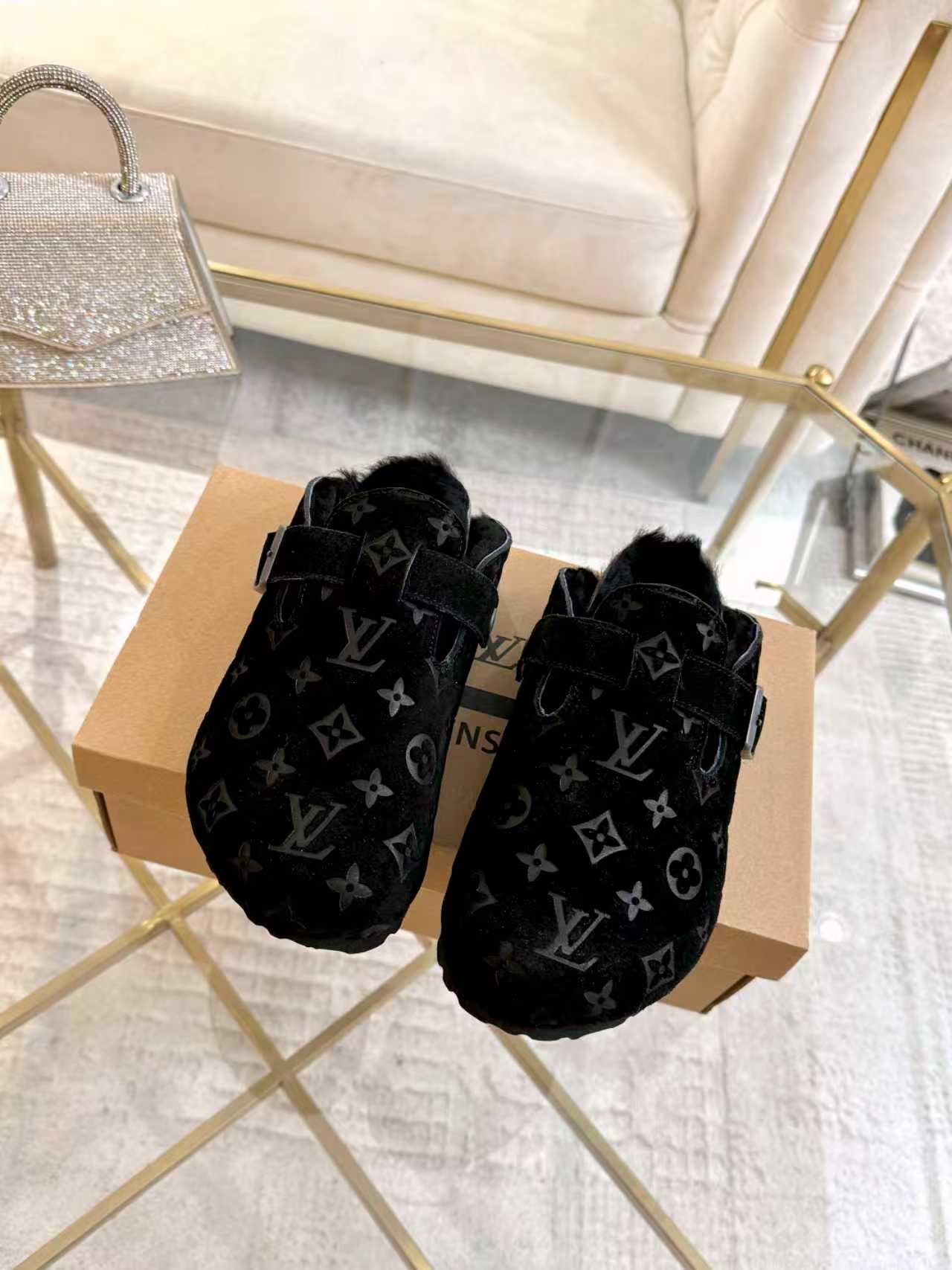 Premium Jacquard Wool Clog Slippers（Couples / Unisex）