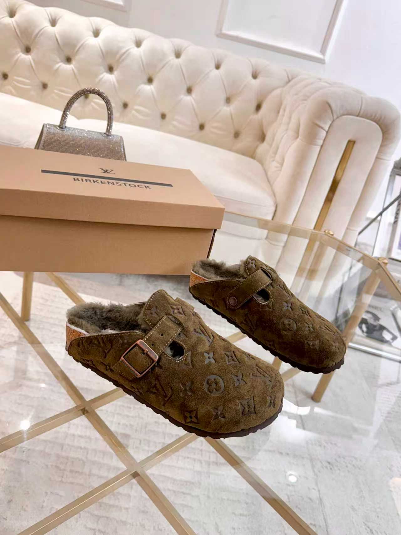 Premium Jacquard Wool Clog Slippers（Couples / Unisex）