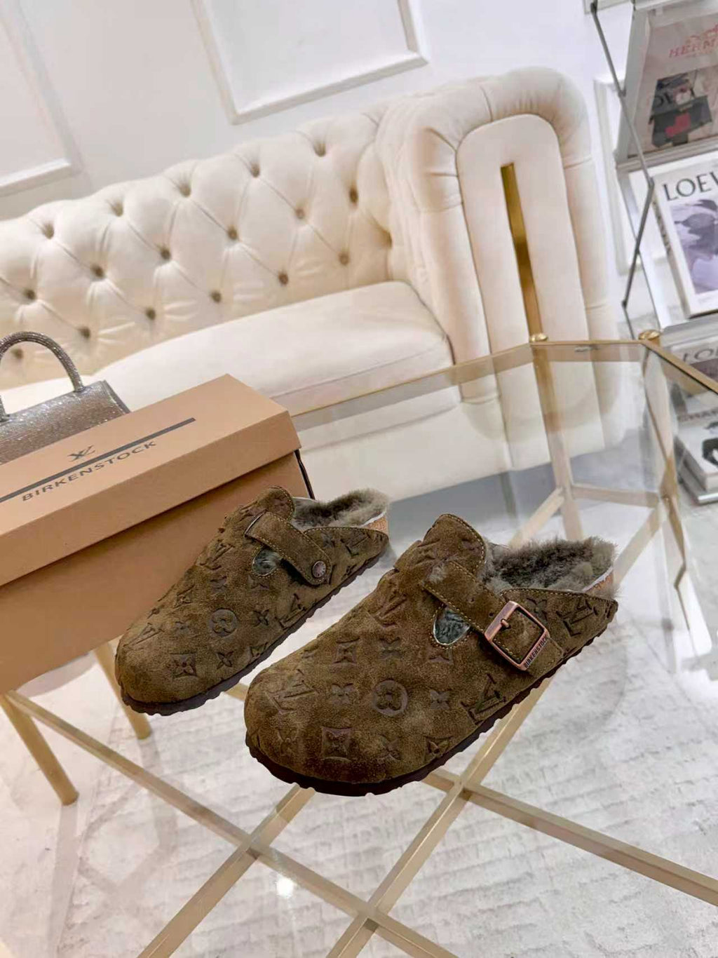 Premium Jacquard Wool Clog Slippers（Couples / Unisex）