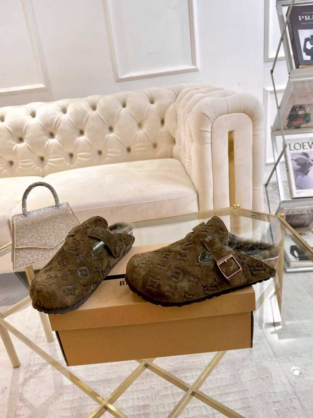 Premium Jacquard Wool Clog Slippers（Couples / Unisex）