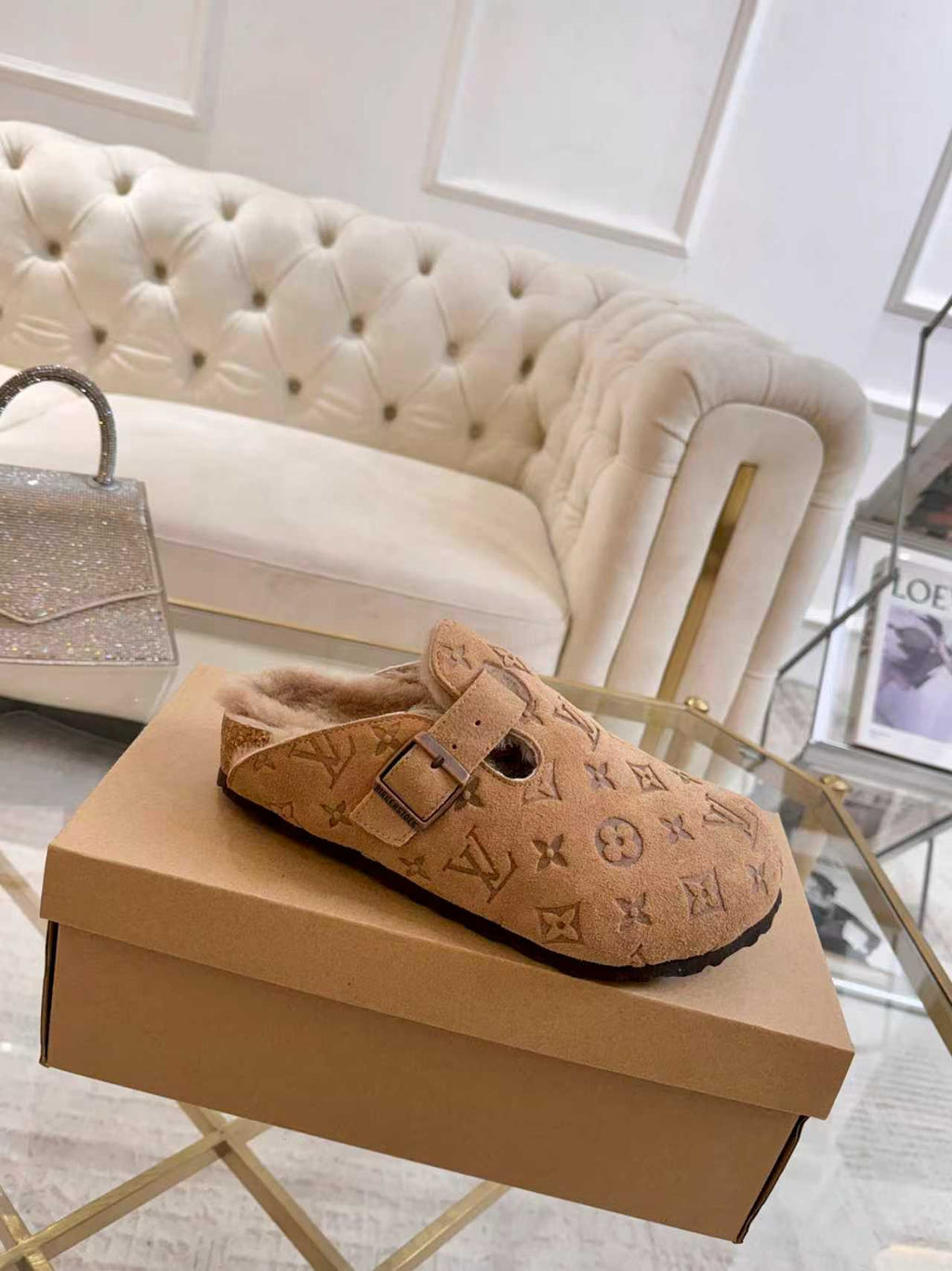 Premium Jacquard Wool Clog Slippers（Couples / Unisex）