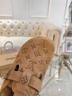 Premium Jacquard Wool Clog Slippers（Couples / Unisex）