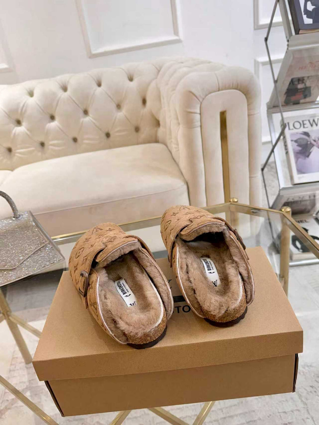 Premium Jacquard Wool Clog Slippers（Couples / Unisex）