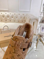 Premium Jacquard Wool Clog Slippers（Couples / Unisex）