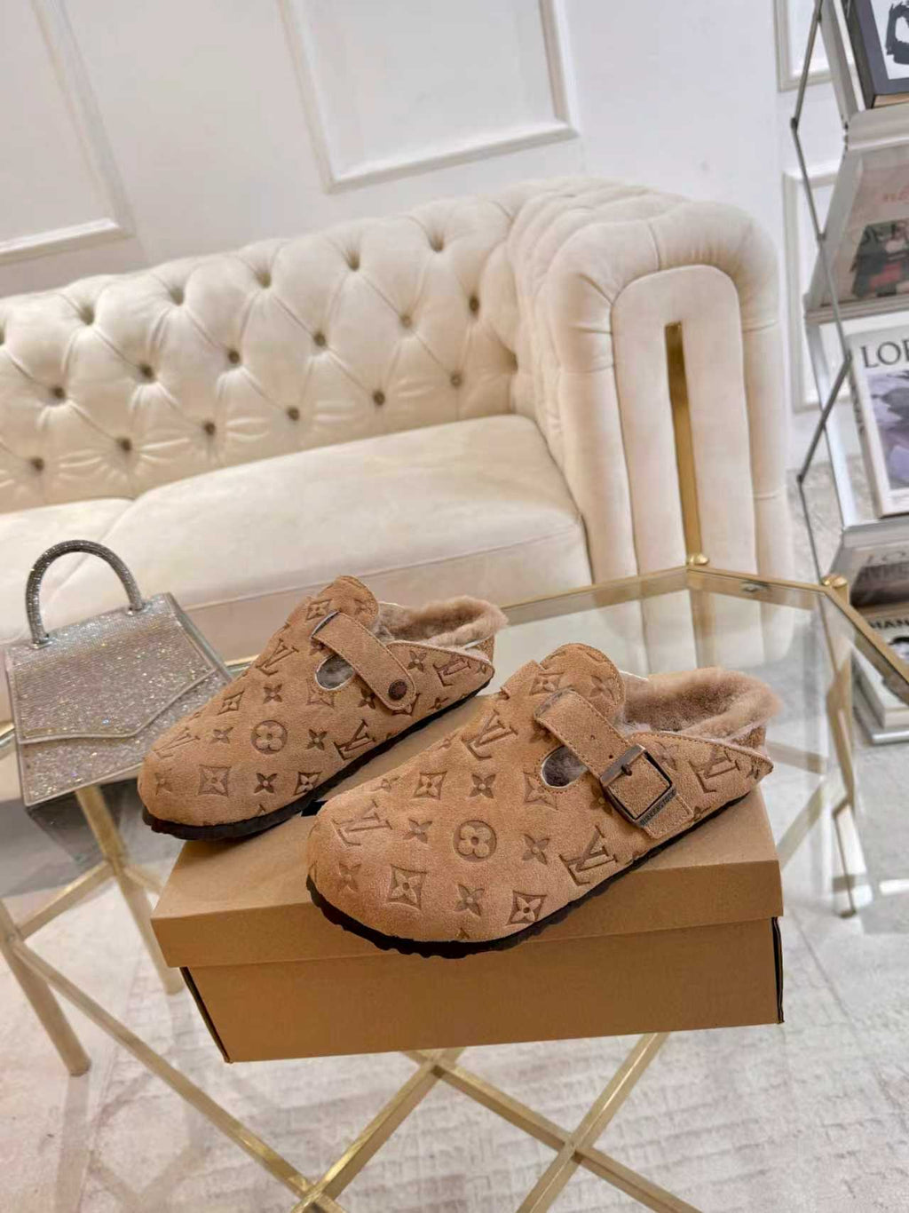 Premium Jacquard Wool Clog Slippers（Couples / Unisex）